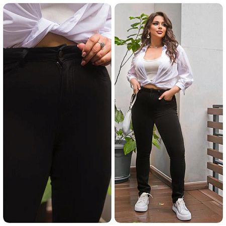 Джинсы Lady N 054 black - делук
