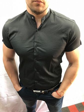 Рубашка 2989 black - делук
