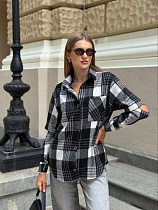 Рубашка Arina 2473 black - делук