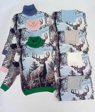 Свитер Meloria 5285 green - делук