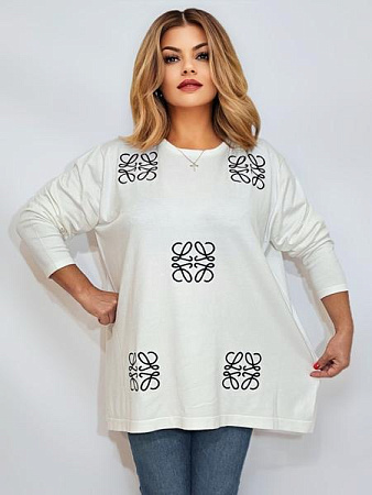 Свитер Romeo Life RL956 white - делук