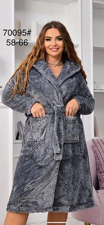 Халат Romeo Life 70095 grey - делук