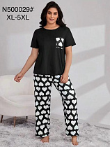 Пижама Brilliant B500029 black - делук