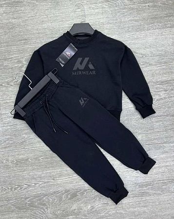 Костюм Спорт Mirwear Kids 222-1M black-black - делук