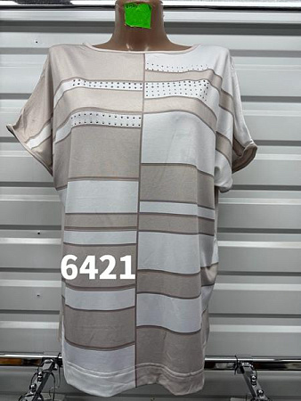 Футболка Gertie 6421 beige - делук