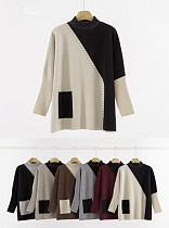 Свитер Emsweekis E887 brown Свитер Emsweekis E887 brown - делук
