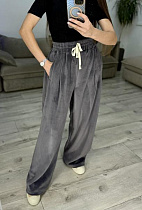 Штаны Спорт S.Style 636 d.grey - делук