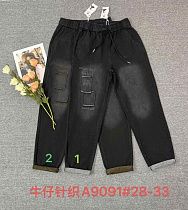 Штаны Leen A9091-2 black - делук