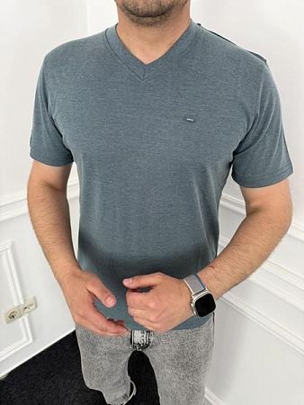 Футболка Nik 56244 grey - делук