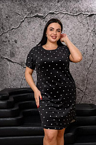 Ночнушка Romeo Life RL1002 black - делук