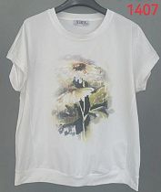 Футболка Lida 1407 white - делук