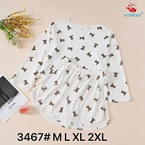 Пижама Estima 3467 white - делук