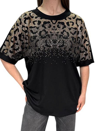 Футболка Levisha 25110 black - делук