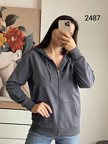 Кофта Спорт Fsn 2487 d.grey - делук