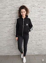 Кофта Спорт Newe 15001 black - делук