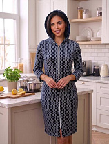 Халат Romeo Life RL1206 navy - делук