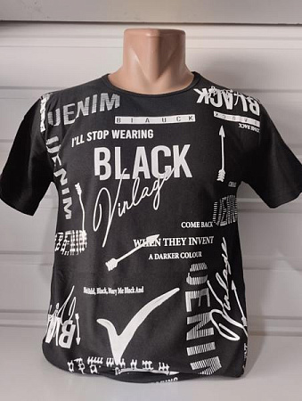 Футболка Panda 1574 black - делук