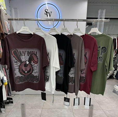 Футболка Saint Wish 66113 mix - делук