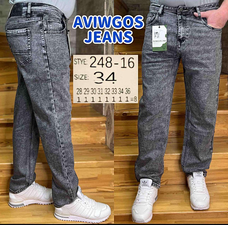 Джинсы God Baron 248-16 grey - делук