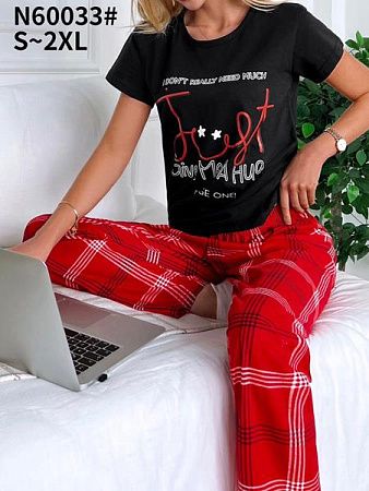 Пижама Fili Wear N60033 black - делук