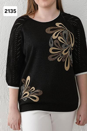 Свитер Julia 2135 black - делук