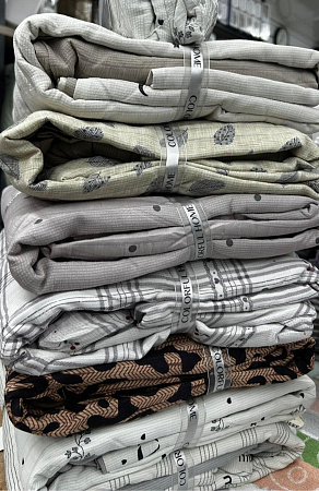 Простирадло на резинці з двома наволочками 50*70 004-105-16-3-48 - делук