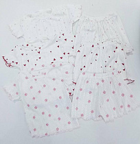 Пижама Meloria ML3974 white-l.pink - делук