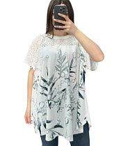 Футболка Elena&Vika 25015 white - делук