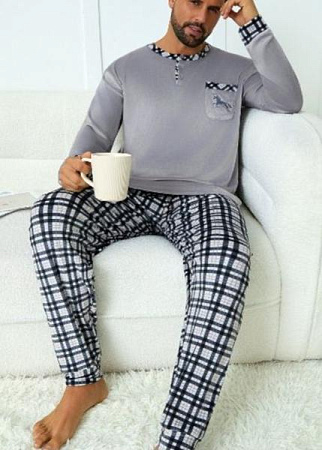 Пижама Romeo Life 70147 grey - делук