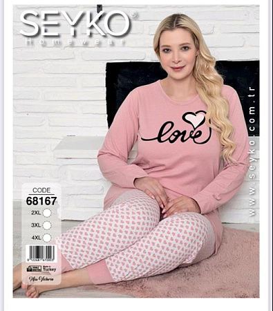 Пижама Romeo Life 68167 pink - делук