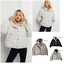 Куртка Katty 9510 l.grey - делук