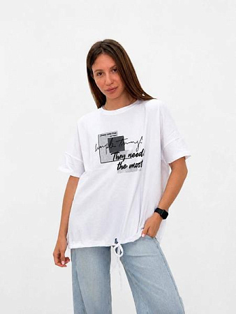 Футболка Fsn 6570 white - делук