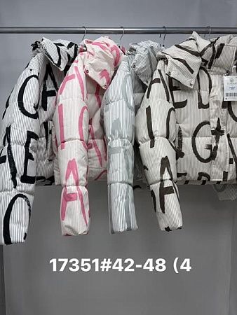 Куртка Jacket 17351 white-grey - делук