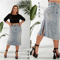 Юбка Liana Denim 425 grey - делук