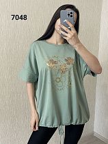 Футболка Fsn 7048 mint - делук