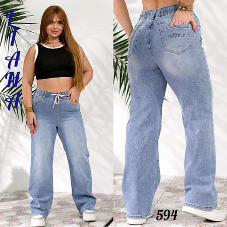 Джинсы Beki 594 l.blue - делук