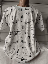 Футболка Panda 1693 white - делук