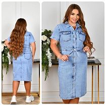 Платье Lady N 810 l.blue - делук