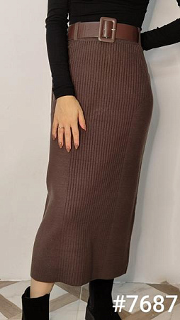 Юбка Kosta 7687 brown - делук