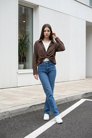 Рубашка Kosta 1103 brown - делук