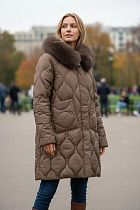 Куртка Dknsel 76725 brown - делук