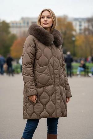 Куртка Dknsel 76725 brown - делук