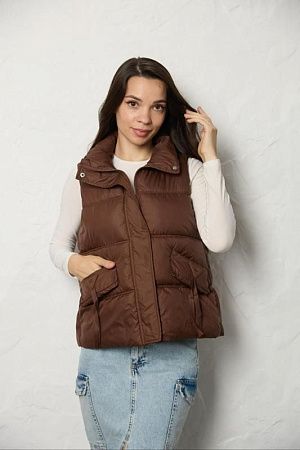 Жилетка Dgmd B484 brown - делук