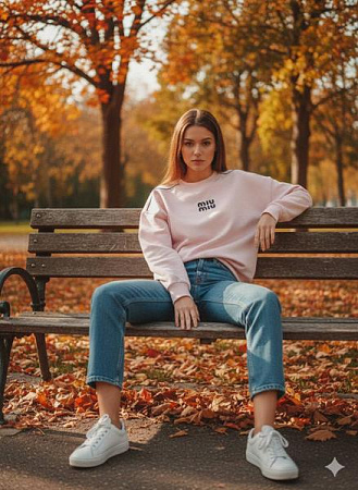 Свитер Newe 55-1 pink - делук