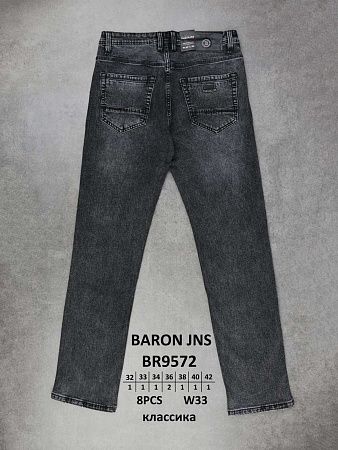 Джинсы God Baron BR9572 black - делук