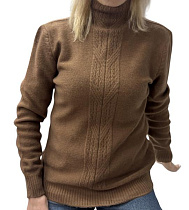 Свитер Elena&Vika 24037 brown - делук