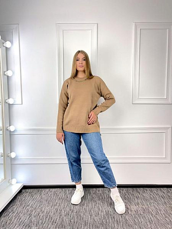 Свитер Global GL97 beige - делук