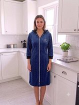 Халат Romeo Life RL1205 blue - делук