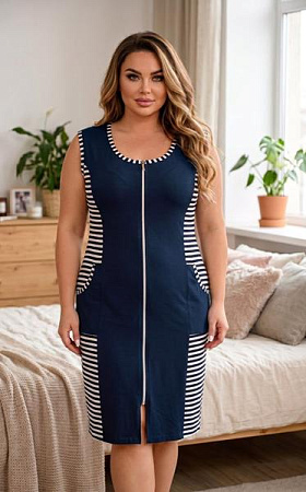 Халат Romeo Life 2506 navy - делук
