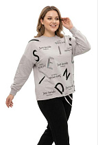 Свитер Fsn 6507 grey - делук